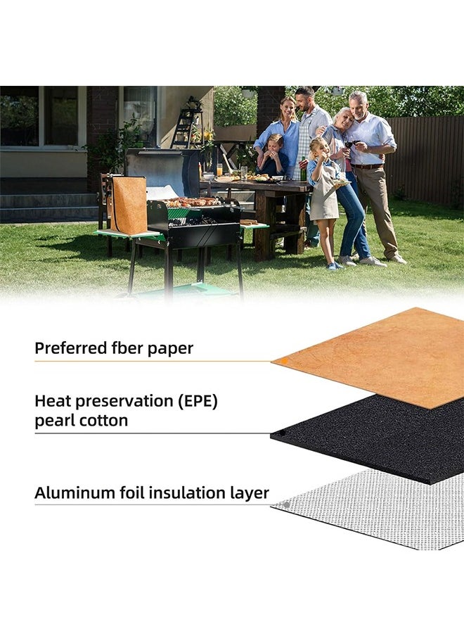 Reusable BBQ Meat Resting Blanket with Zipper – Large Insulated Bag for Resting Meat After Grilling and Smoking – Durable, Foldable & Easy to Clean BBQ Blanket (1 Pack, 21.4 x 16 x 8 in)
