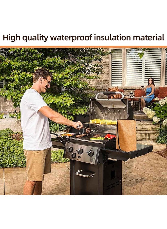 Reusable BBQ Meat Resting Blanket with Zipper – Large Insulated Bag for Resting Meat After Grilling and Smoking – Durable, Foldable & Easy to Clean BBQ Blanket (1 Pack, 21.4 x 16 x 8 in)