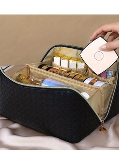 ORiTi Large apaciy Travel Cosmetic Bag Multifunctional Waterproof Portable Makeup Organizer Bag With Handle Ideal for Travel  - Image 4