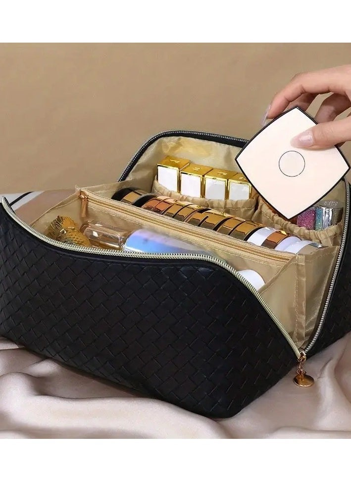 ORiTi - Large apaciy Travel Cosmetic Bag Multifunctional Waterproof Portable Makeup Organizer Bag With Handle Ideal for Travel - Image 1