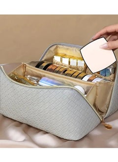 ORiTi Large apaciy Travel Cosmetic Bag Multifunctional Waterproof Portable Makeup Organizer Bag With Handle Ideal for Travel  - Image 3