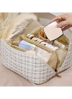 ORiTi Large apaciy Travel Cosmetic Bag Multifunctional Waterproof Portable Makeup Organizer Bag With Handle Ideal for Travel  - Image 1