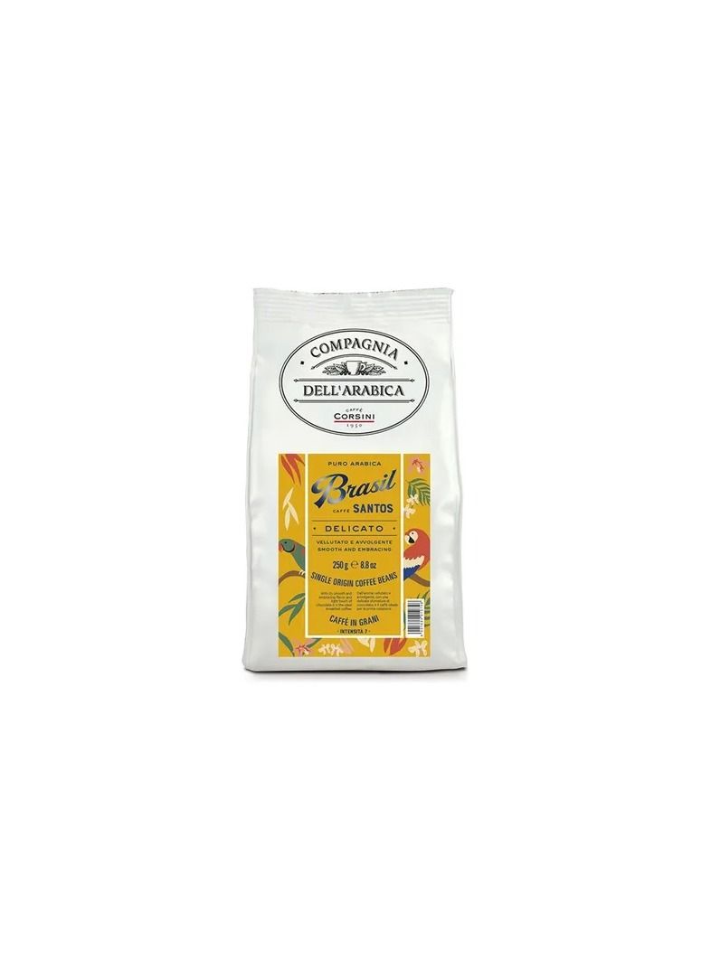 Corsini Brasil Santos Delicate Smooth And Embracing Pure Arabica Coffee Beans - 250g