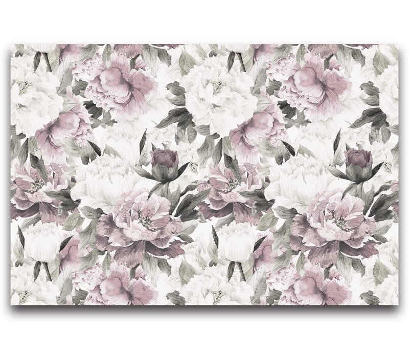 Cliouar-Vintage Purple Pink Rose Bedroom Living Room Decor Wallpaper Mural Bedroom Living Room Decor 103" x 69"(Not Self-Adhesive) - Image 4
