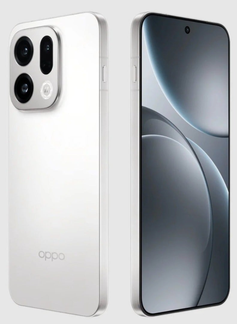 OPPO Find X9 5G Smart Phone (256GB 16GB RAM) White |Chinese Spec | 6.59” AMOLED HDR10+, 1B colors, 120Hz Screen MTK 9500 Dimensity 7025 mAh Battery 80W wired charging , NFC | 32MP selfie camera. 1.5K FHD+ flat screen with LTPO technology for smooth visuals | with Google Play Support - Image 2