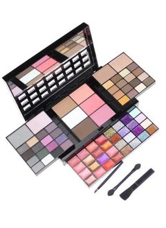 VERONNI 74 Colors Makeup-powder Disc Lip Gloss Highlighter Blusher Eye Shadow Palette Shading Contour Corrector Matte Shimmer Cosmetics Kit  - Image 1