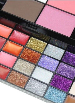 VERONNI 74 Colors Makeup-powder Disc Lip Gloss Highlighter Blusher Eye Shadow Palette Shading Contour Corrector Matte Shimmer Cosmetics Kit  - Image 2