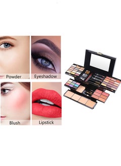 VERONNI 74 Colors Makeup-powder Disc Lip Gloss Highlighter Blusher Eye Shadow Palette Shading Contour Corrector Matte Shimmer Cosmetics Kit  - Image 4