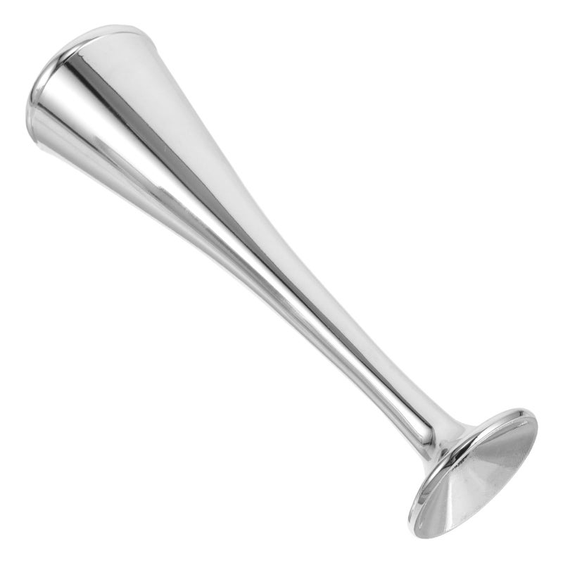 Fetal Sound Amplifier Aluminum Alloy Portable Pregnancy Heartbeat Listening Horn Silver - Image 2