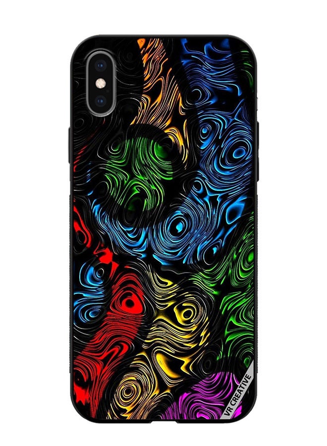 VR CREATIVE Protective Case Cover For Apple iPhone X/XS Design Multicolour - Image 1