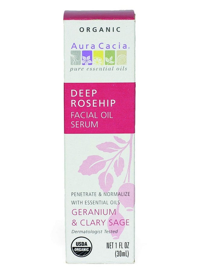Aura Cacia Aura Cacia - Rosehip Restoring Serum | Organic Facial Care | 1 fl. oz.  - Image 4