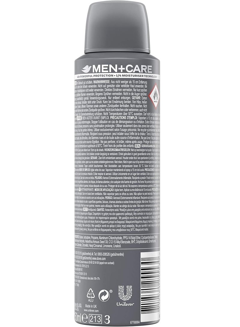 دوف بخاخ مزيل العرق مضاد للتعرق إكسترا فريش دراي للرجال + كير 150 مل (عبوة من 6 قطع) - Image 3