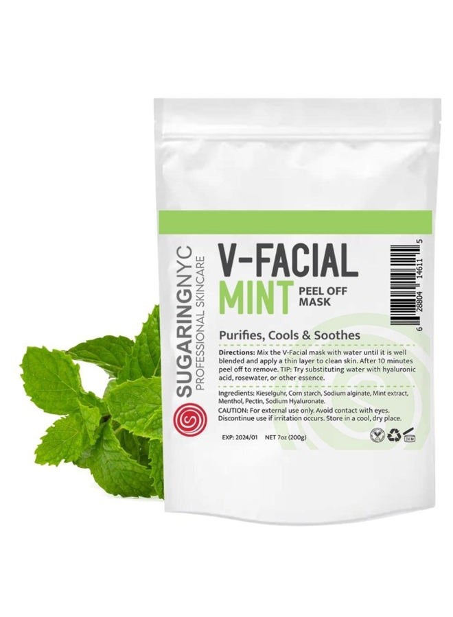 Sugaring NYC Vajacial Mask Mint with Mint Elements V-Facial by Sugaring NYC 7oz 200g - Image 1