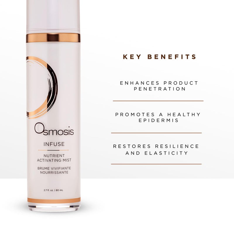 Osmosis Infuse Nutrient Hydrating Facial Mist, Plant-Based Minerals, Smooths, Enhances Product Penetration for All Skin Types, 2.7 Fl Oz - Image 3