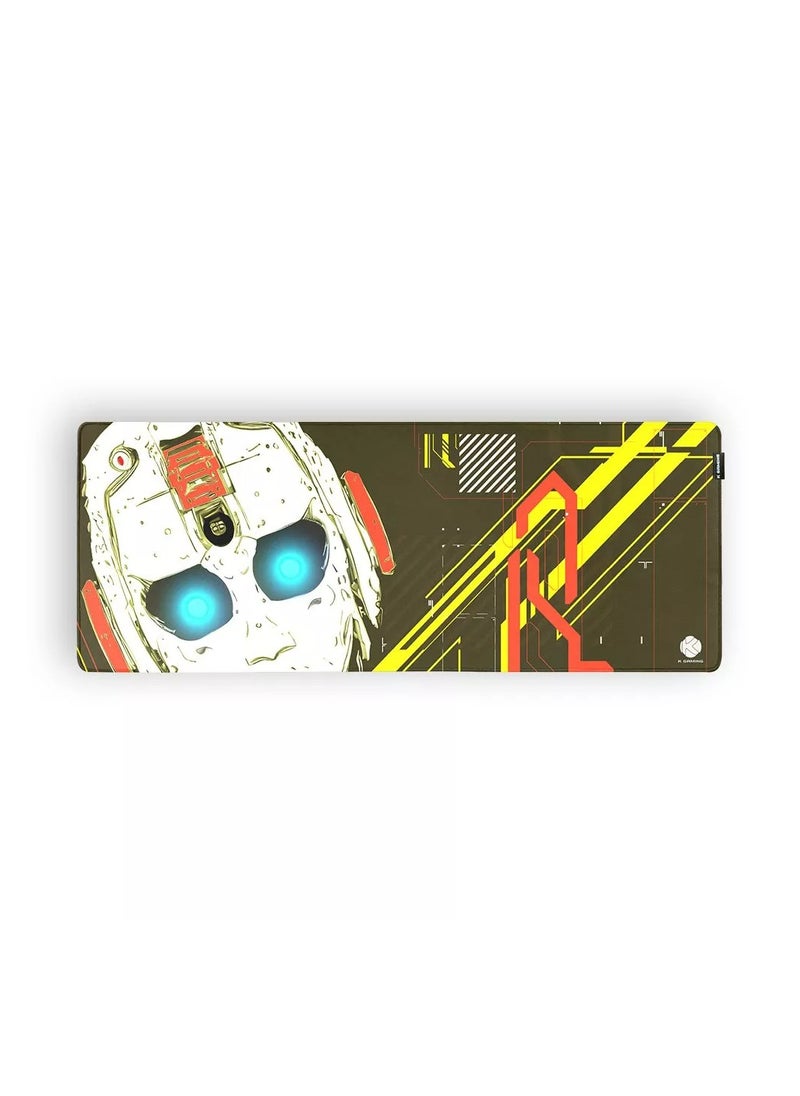 k Gaming Gaming Mousepad Glide Cyborg XL 800 x 300 x 3MM Waterproof with Anti Slip Rubber Base 