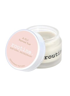 routine Routine Natural Deodorant A Girl Named Sue (Reduced Baking Soda) Deo Jar | 2 Fluid Oz. Natural Deodorant | Aluminum Free Natural Deodorant For Women & Men (Cream Jar Formula) 
