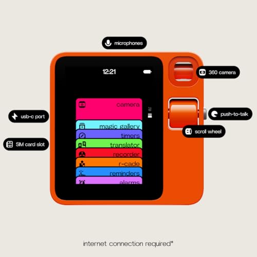 rabbit جهاز Rabbit r1 الذكي المفعّل بالصوت مع نظام rabbitOS 2 المطوّر — بدون رسوم اشتراك — برمجة Vibe على الجهاز، مسجل صوت ذكي، رفيق للتعليم والسفر والاجتماعات - Image 3