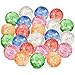 Hxezoc 24 Pcs Glitter Bouncy Balls for Kids 32mm 6 Colors Rubber Bounce Balls Bulk for Party Favors Goodie Bag Fillers Easter Gift Bag Stuffers Basket Stuffers Classroom Prizes - Image 3