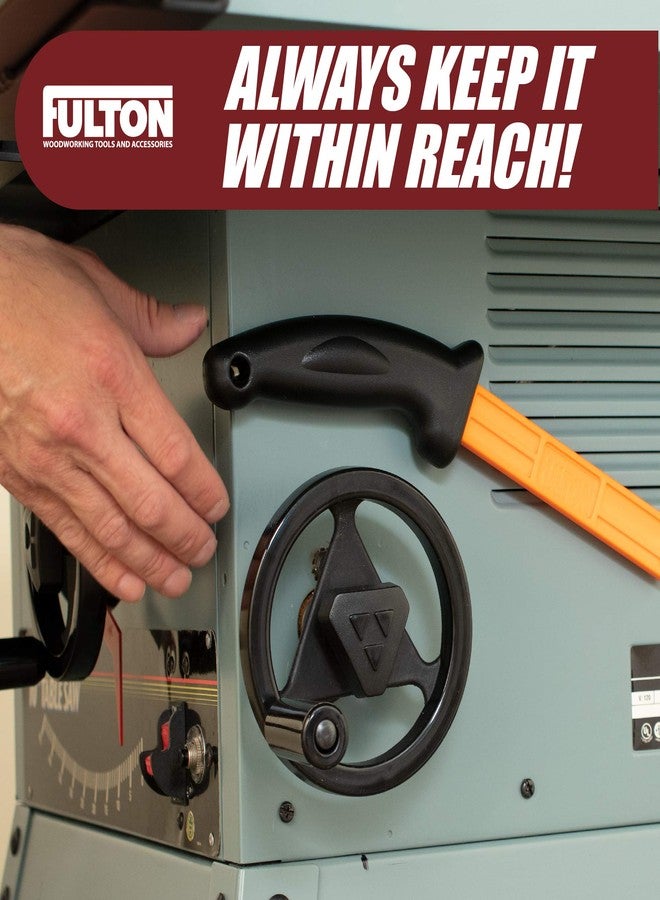 Fulton Safety Woodworking Push Stick 2 Pack, Each Has a Contoured Handle Embedded with Two Rare Earth Magnets, Ideal for Pushing Stock Through on Table Saws, Router Tables, Shapers and Jointers - Image 3