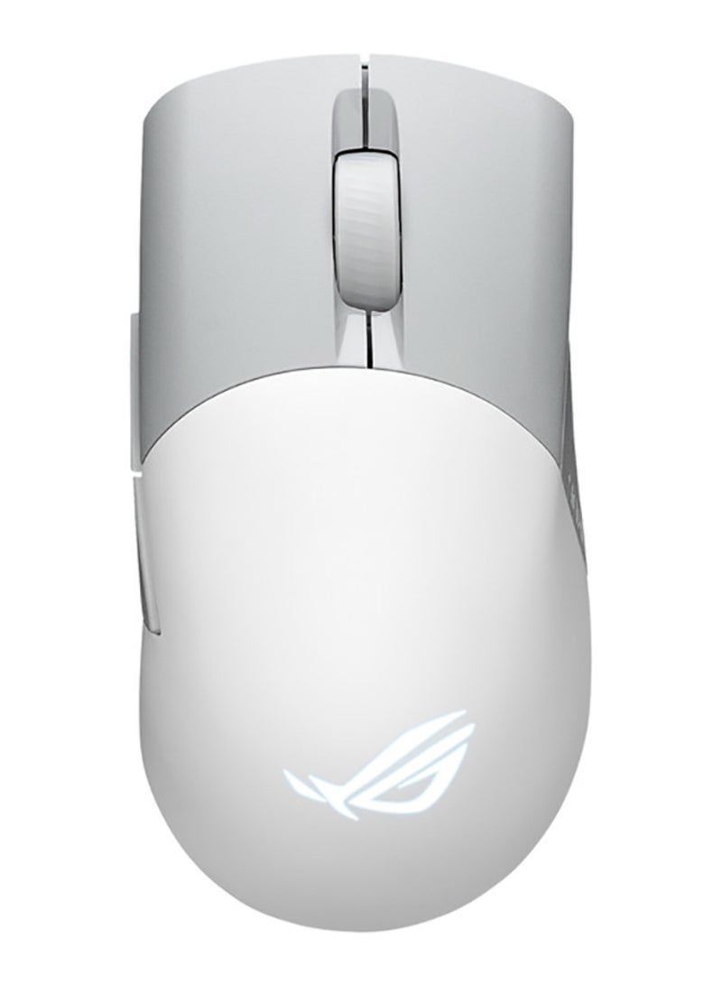 ASUS ROG Keris Wireless AimPoint Gaming Mouse, Tri-mode connectivity 2.4GHz RF, Bluetooth, Wired, 36000 DPI sensor, 5 programmable buttons, ROG SpeedNova, Replaceable switches, Paracord cable - Image 1