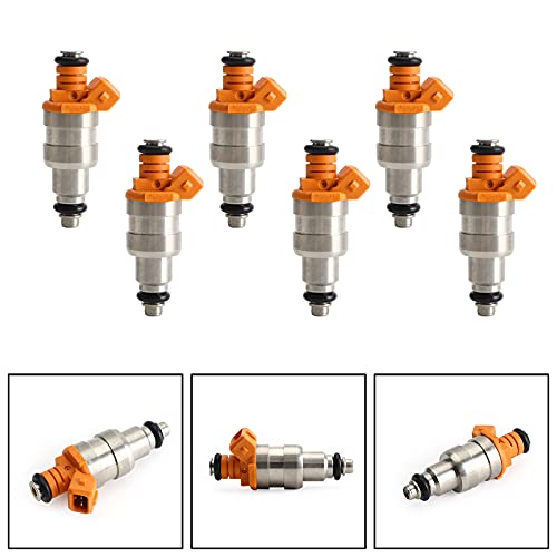 Frezon 6Pcs Fuel Injectors Fit For Cherokee 1987-1998, Comanche 1987-1991, Grand Cherokee 1993-98, Wrangler 1991-1998, I6 4.0L - Image 3