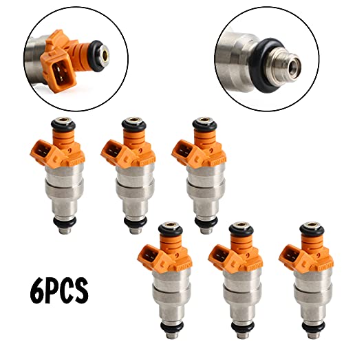Frezon 6Pcs Fuel Injectors Fit For Cherokee 1987-1998, Comanche 1987-1991, Grand Cherokee 1993-98, Wrangler 1991-1998, I6 4.0L - Image 2