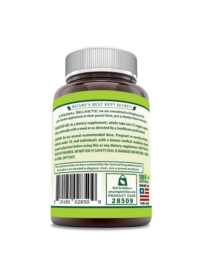 Herbal Secrets Neem Supplement | 500 Mg Per Serving | 120 Veggie Capsules | Non-GMO | Gluten Free | Made in USA - Image 3
