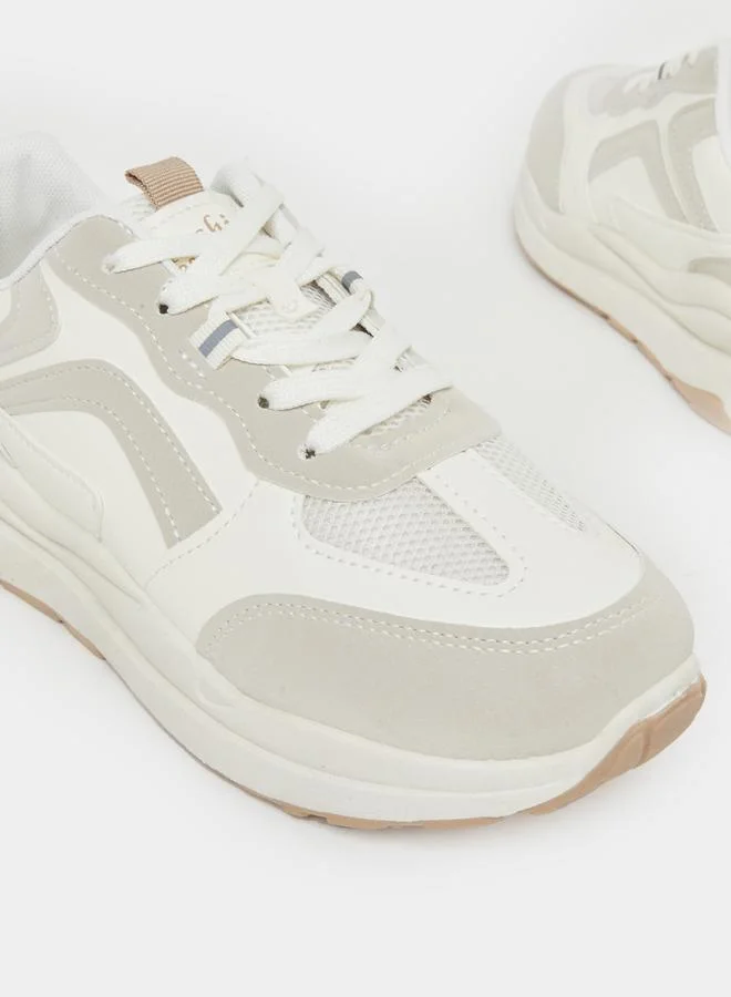 Styli Styli Chunky Sole Lace Up Sneakers