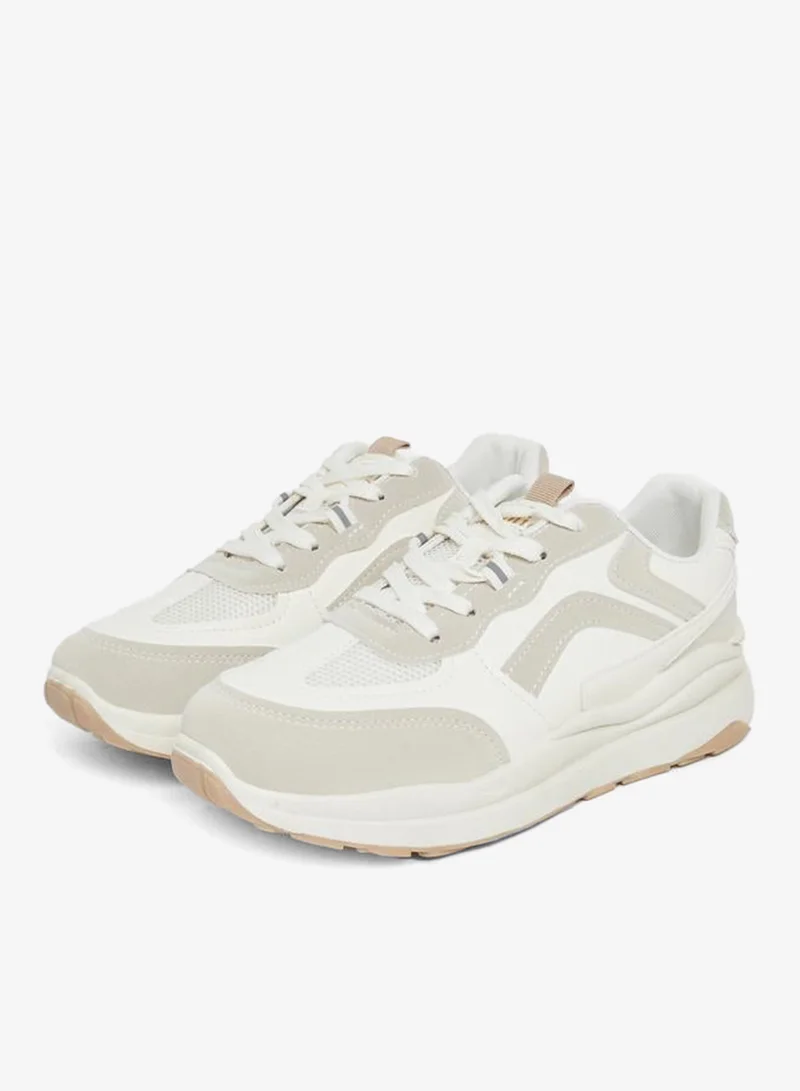 Styli Active Chunky Sole Lace Up Sneakers