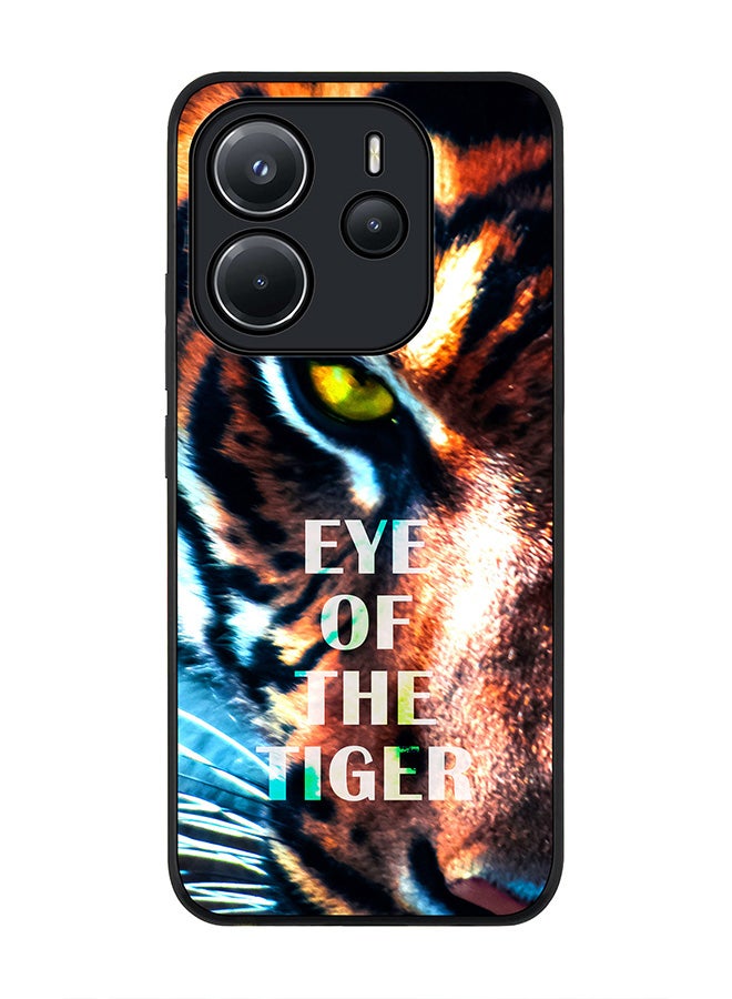 Stylizedd For Xiaomi Redmi Note 14 4G 4G Case,Slim fit Camera Protection, Shockproof Thin Phone cover  - Eye Of The Tiger - Image 1
