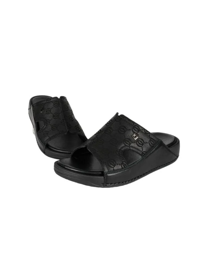 barjeel uno 008-3472 Barjeel Mens Casual Sandals 2368-3 Black