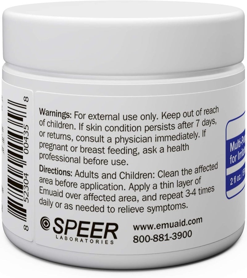EMUAID Ointment for Eczema Psoriasis Relief Reduces Itching Pain Swelling Regular Strength Treatment for 100 Skin Conditions Steroid ChemicalFree Suitable for All Ages 2oz - Image 2
