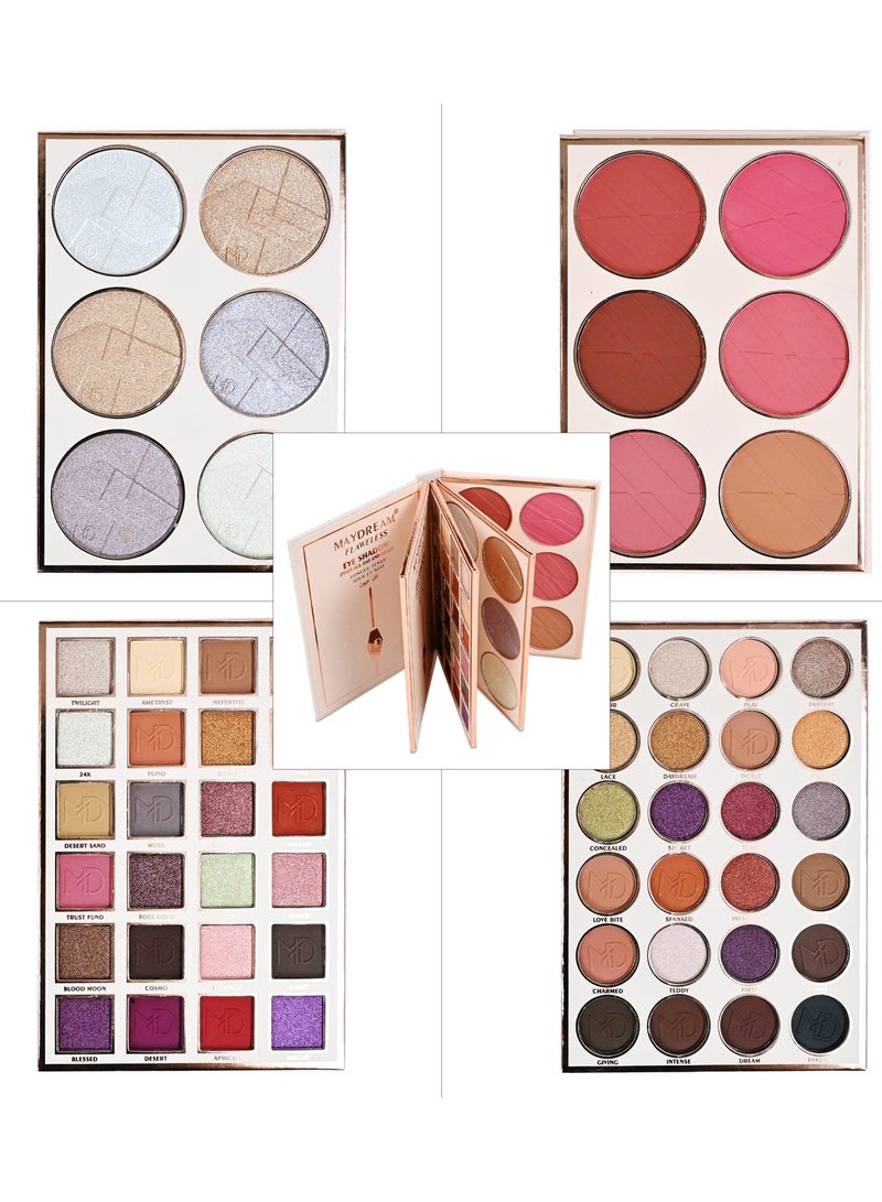 eyeshadow palette makeup layers
