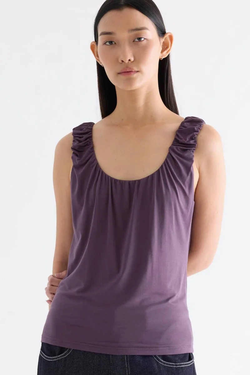 The Editor's Market Endelyn Ruch Strap Top