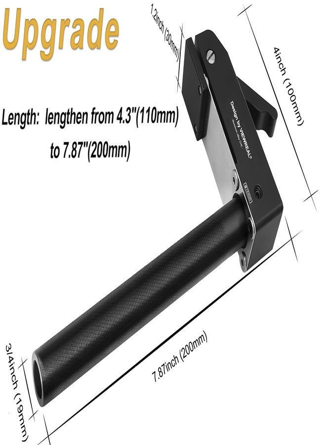 ViewReal 2 Pack 3/4’’ Bench Dog Clamps Bench Dog Hold Down Clamp Fit Tall Work Piece Quick Fix And Release For Workbench MFT 19mm Extended Edition - Image 3