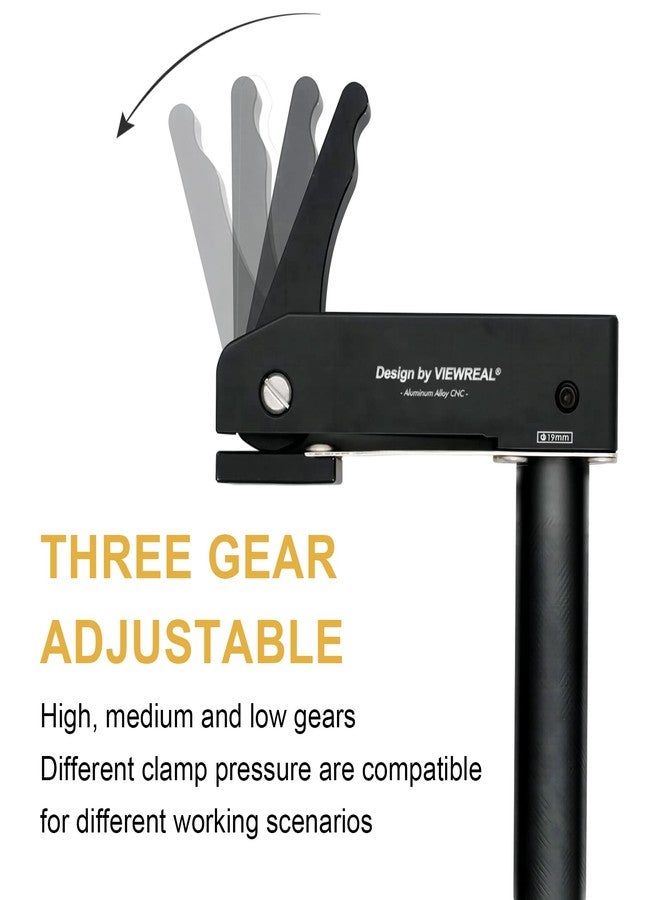 ViewReal 2 Pack 3/4’’ Bench Dog Clamps Bench Dog Hold Down Clamp Fit Tall Work Piece Quick Fix And Release For Workbench MFT 19mm Extended Edition - Image 2