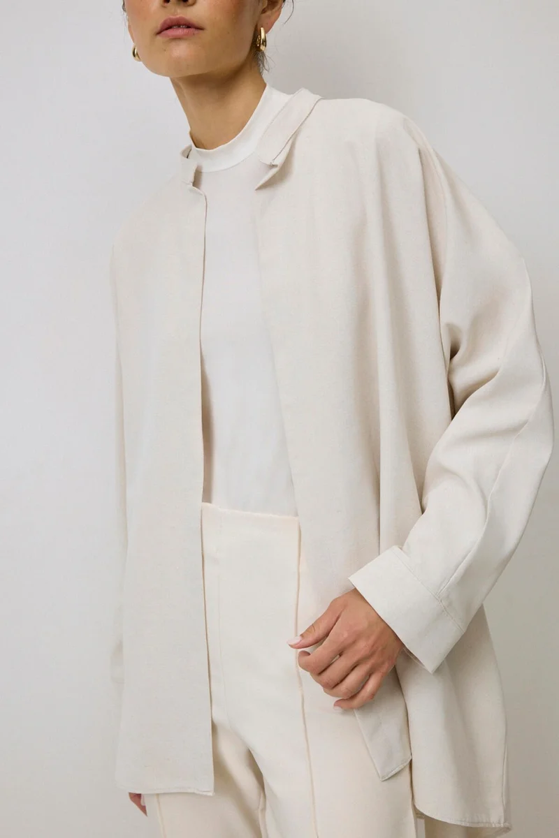 توتشي Kimono with Placket Detail