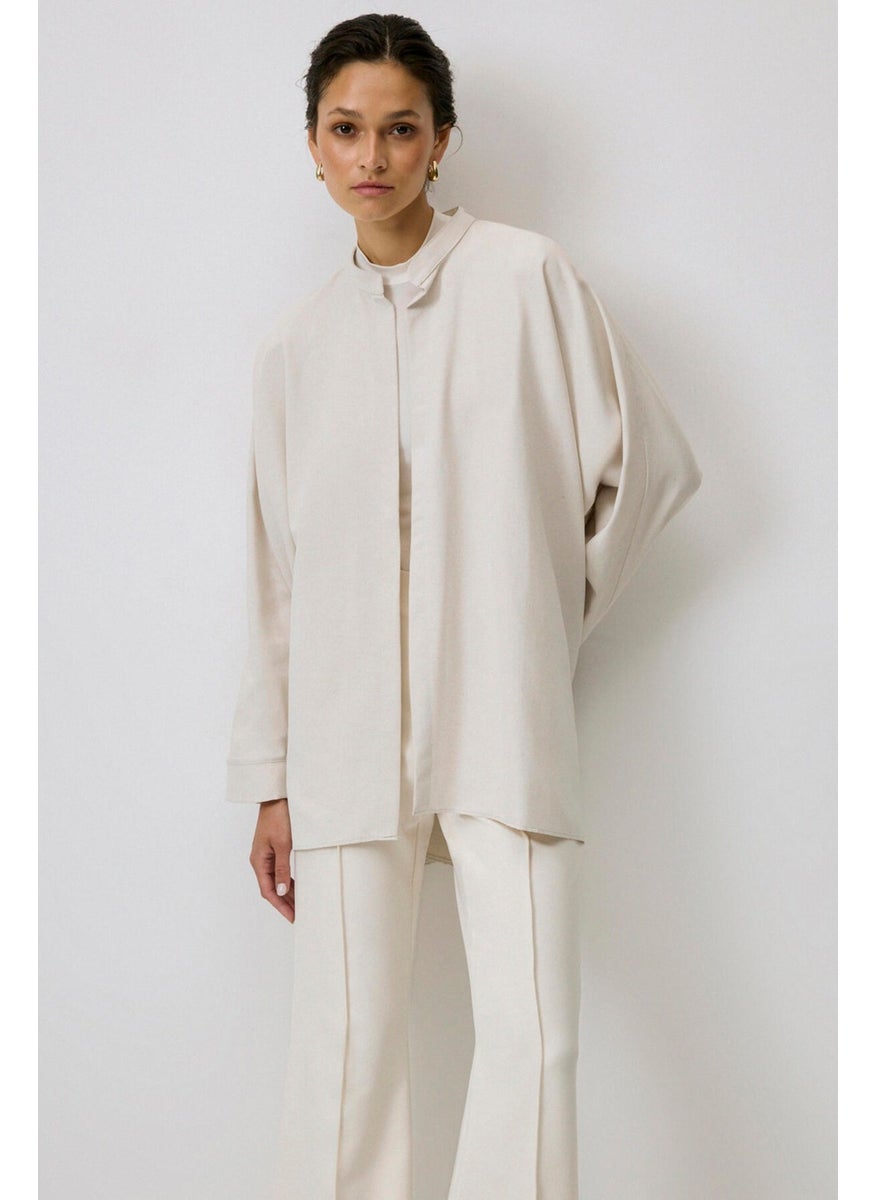 Touche - Kimono with Placket Detail - Image 1
