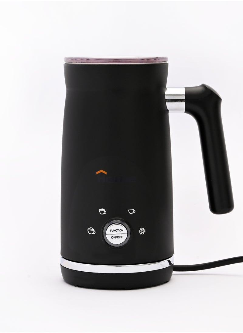 Home - Power: 220-240V 50-60Hz-500W. Up to 150 ml foam or 300 ml when heated. 4 functions for milk processing. Silicone cover protects against splashing. High-quality appearance and feel. Non-stick coating ensures easy cleaning. Hygienic stainless steel inner casing. Designed with side whisk. Detachable design. Ergonomic handle. - Image 1