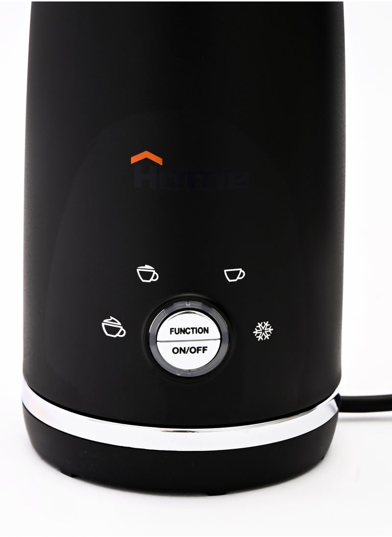 Home - Power: 220-240V 50-60Hz-500W. Up to 150 ml foam or 300 ml when heated. 4 functions for milk processing. Silicone cover protects against splashing. High-quality appearance and feel. Non-stick coating ensures easy cleaning. Hygienic stainless steel inner casing. Designed with side whisk. Detachable design. Ergonomic handle. - Image 1