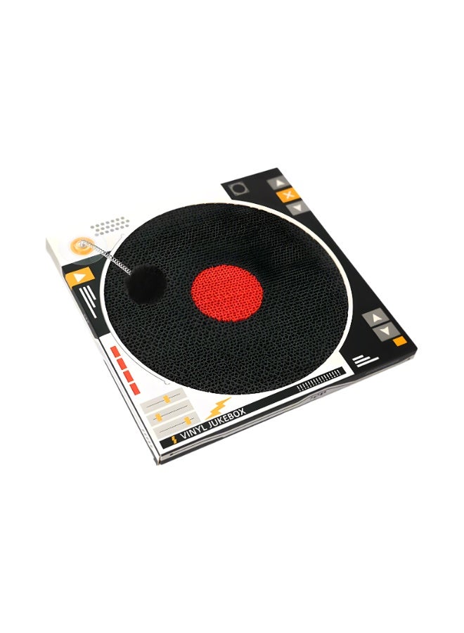 Music-Themed Cat Scratcher for Saudi Homes - Vinyl Record Design with Spring Ball, Saves Furniture from Persian Cats, Eco-Friendly Scratching Board - Image 5