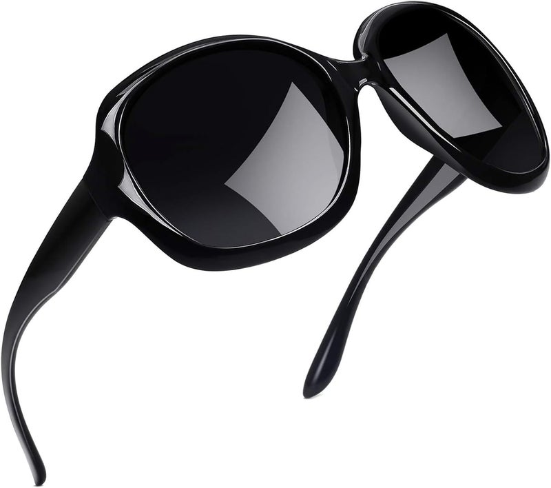 Joopin Polarized Sunglasses for Women, Vintage Oversized Square Sun Glasses UV400 Protection, Ladies Shades Rectangle Large Frame Driving Sunglasses Womens - Image 1