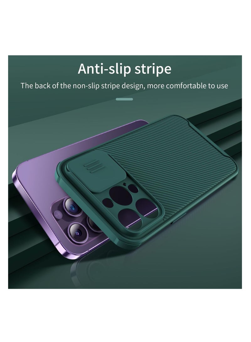 Aookay Compatible with iPhone 16 Pro Case, iPhone 16 Pro Camera Protection Case with Slide Lens Cover, Slim Magnetic Case for iPhone 16 Pro (Green） - Image 5