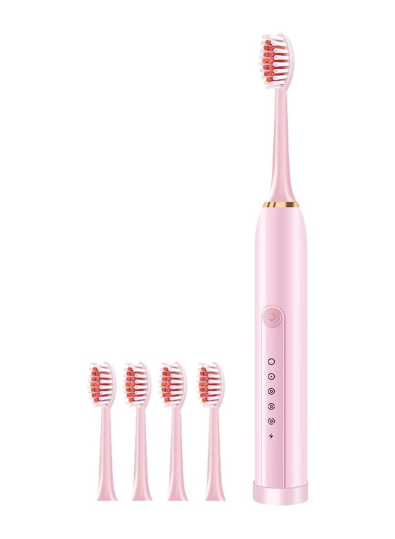 general Electric Toothbrush, IPX7 -Newly Upgraded Electric Toothbrush 4 Brush Heads, 6 Cleaning Modes Smart 20-Speed Timer Electric Toothbrush - Image 1