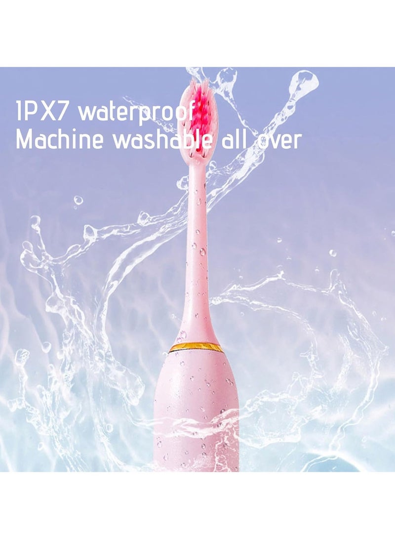 general Electric Toothbrush, IPX7 -Newly Upgraded Electric Toothbrush 4 Brush Heads, 6 Cleaning Modes Smart 20-Speed Timer Electric Toothbrush - Image 2