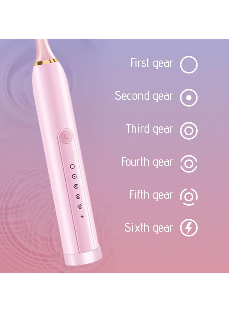 general Electric Toothbrush, IPX7 -Newly Upgraded Electric Toothbrush 4 Brush Heads, 6 Cleaning Modes Smart 20-Speed Timer Electric Toothbrush - Image 4