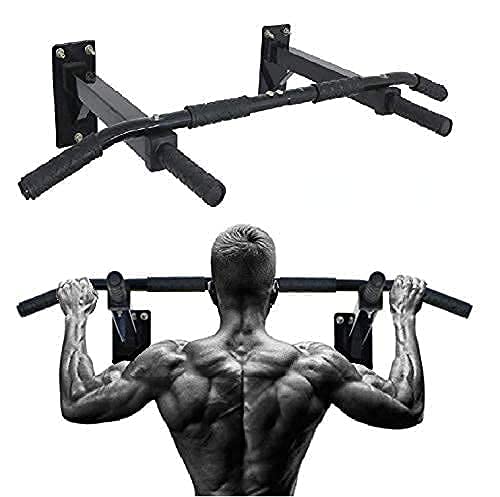 FITNACE PULL UP BAR/CHIN UP BAR/Doorway Pull Up Bar/Wall Mounted Pullup Bar/Non Slip Pull Up Rod & Chin Up Bar/Pull up bar for Home Capacity 200kg (PULL UP BAR) - Image 5