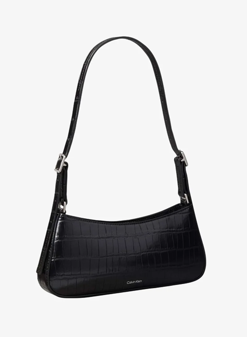 Calvin Klein  Monogram Crocodile Shoulder Bag for Women | Best Price UAE