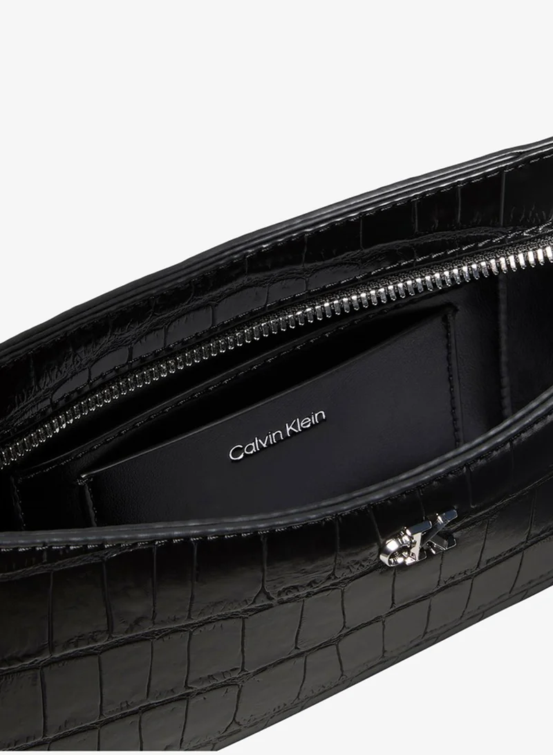 Calvin Klein  Monogram Crocodile Shoulder Bag for Women | Best Price UAE