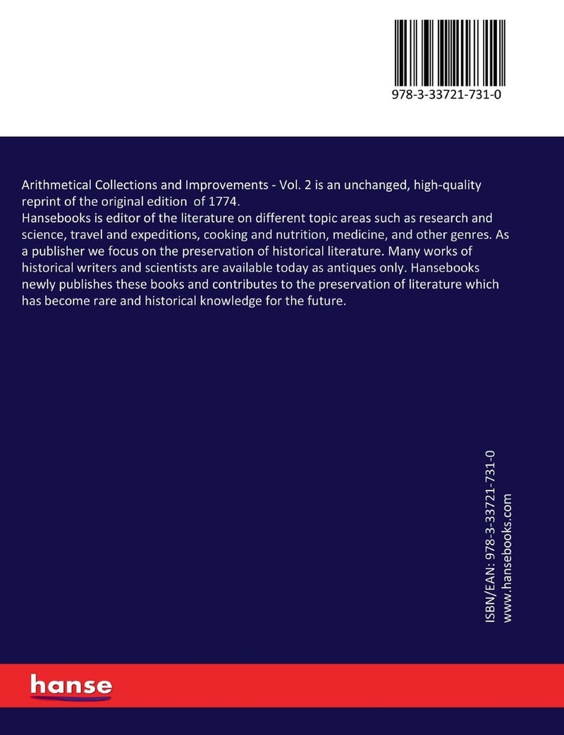 Arithmetical Collections and Improvements: Vol. 2